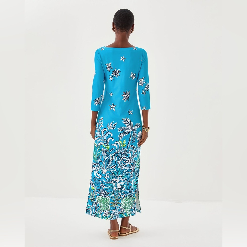 LILLY PULITZER  UPF 50+ ChillyLilly Seralina Maxi Dress⭐️ - Picture 6 of 16